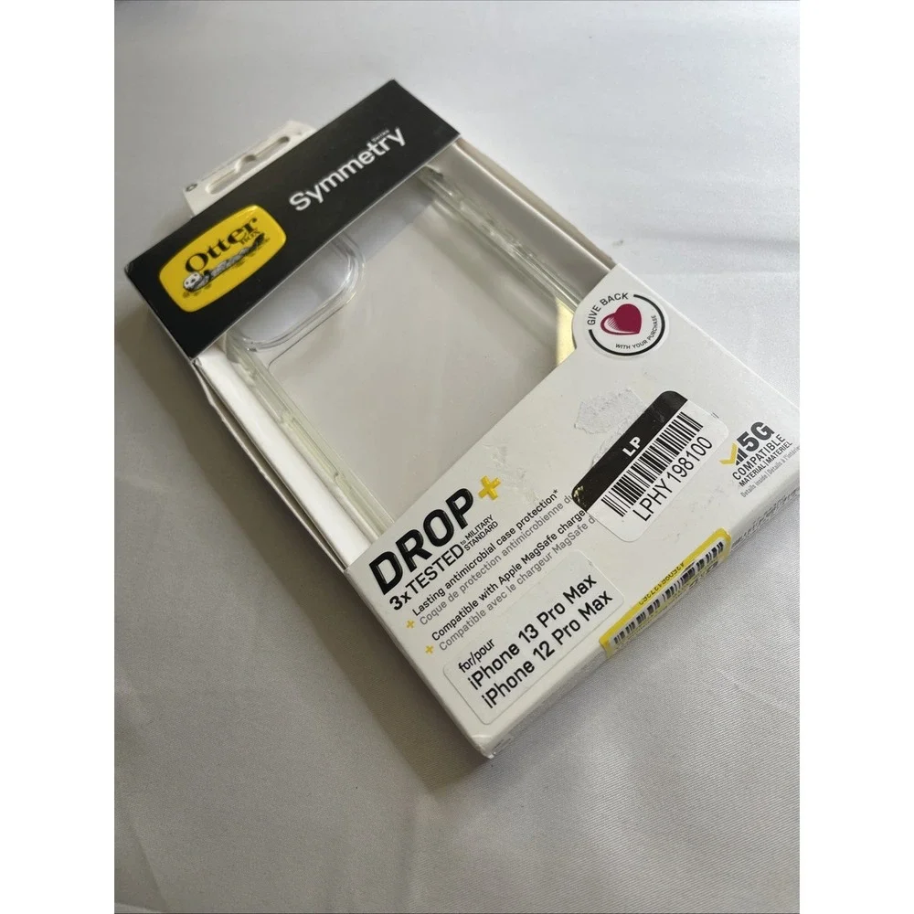 OtterBox Symmetry Case for iPhone 13 Pro Max& iPhone 12 Pro Max clear/stardust
